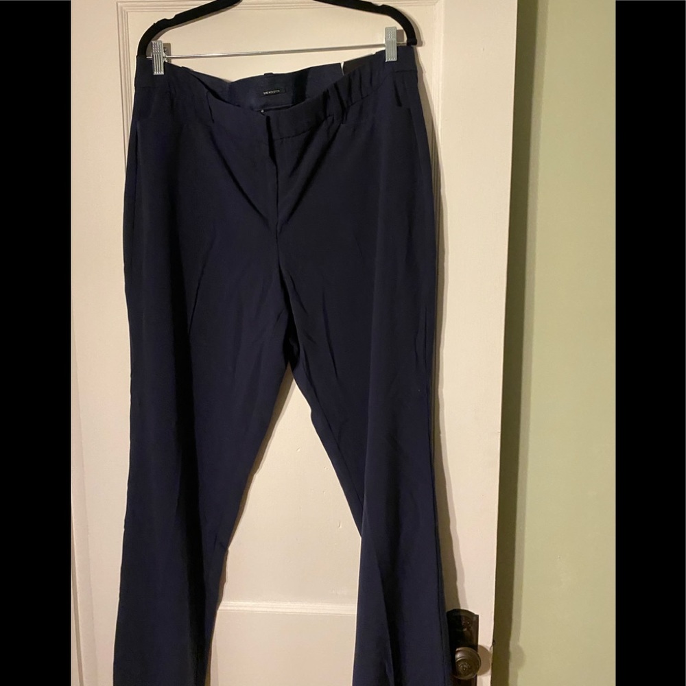 Lane Bryant navy dress pants